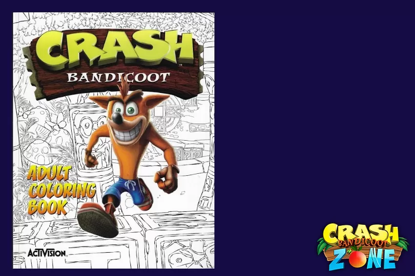 Libro da colorare di Crash Bandicoot!