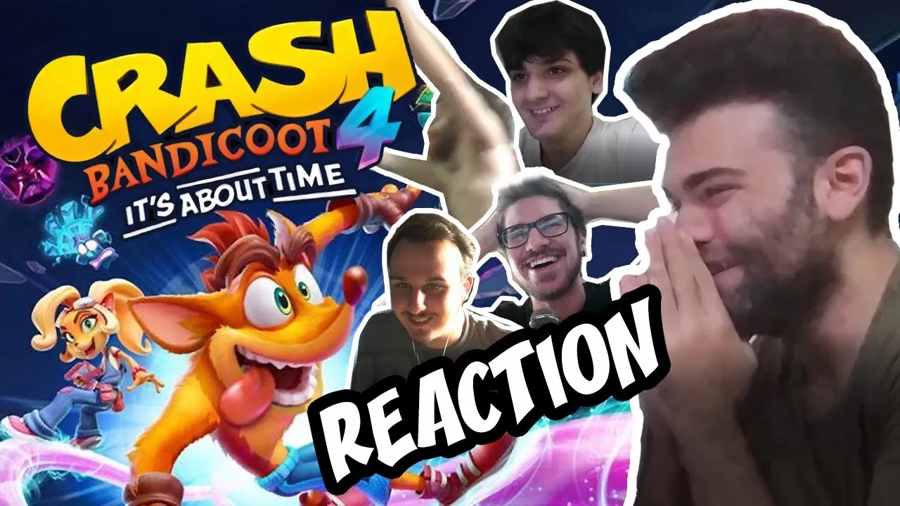 REACTION CRASH BANDICOOT 4 IT’S ABOUT TIME