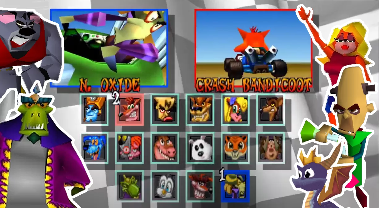 Una nuova mod di CTR su PS1 promette Oxide funzionante e nuovi personaggi!