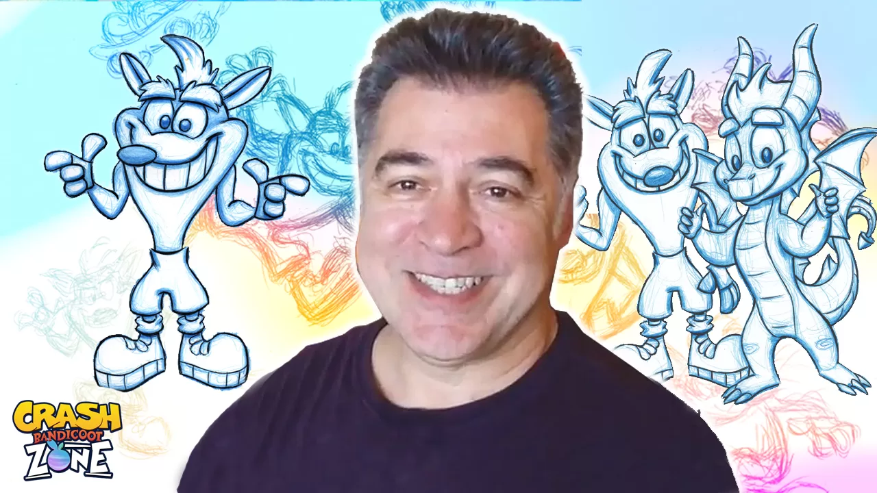 Nuovissimi sketch dal disegnatore originale di Crash e Spyro, Charles Zembillas
