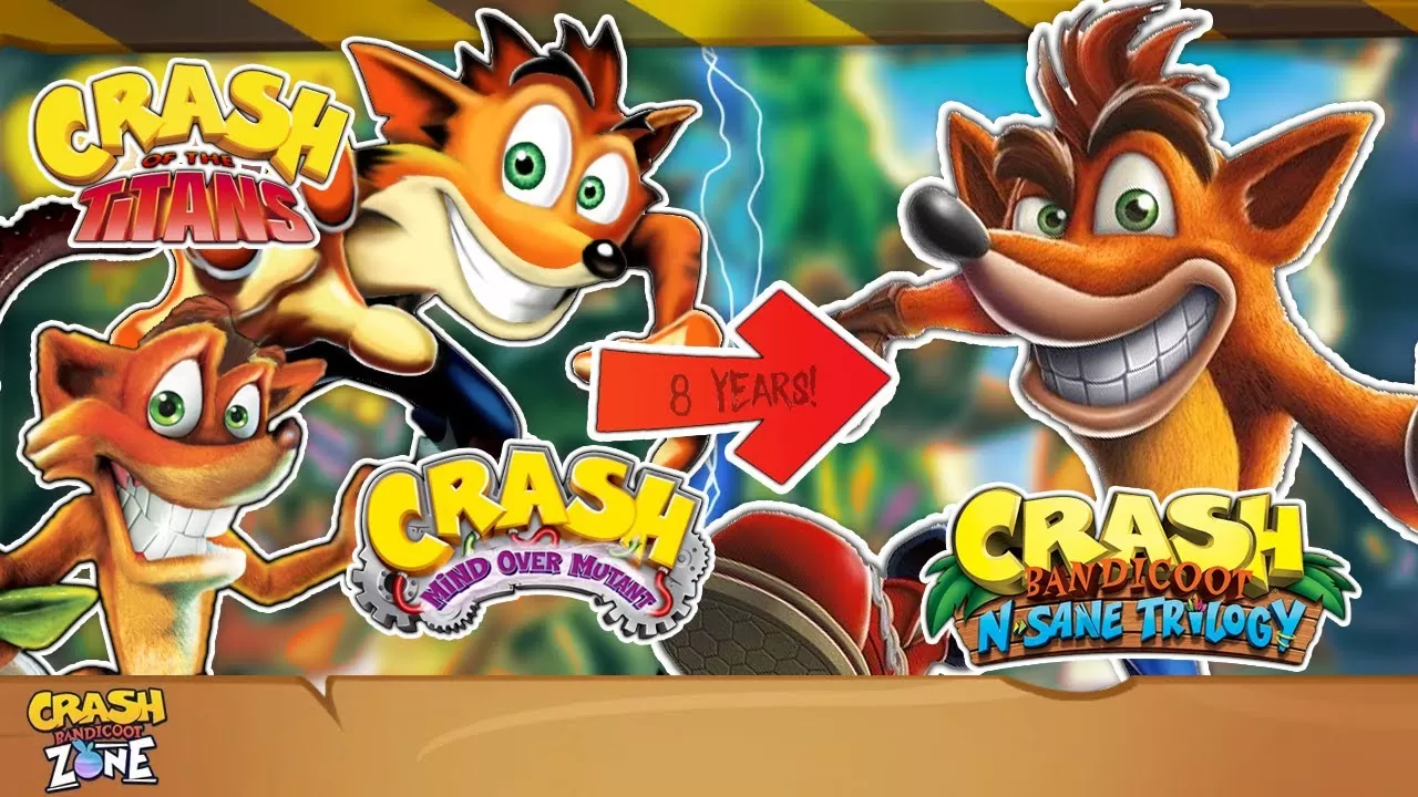 [VIDEO] Gli otto anni di pausa di Crash Bandicoot – da Mind Over Mutant a N. Sane Trilogy￼