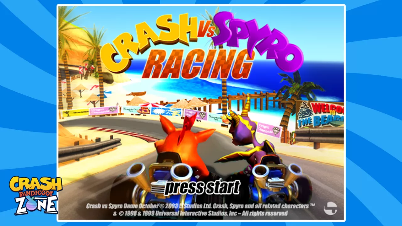 Crash VS Spyro Racing: il gioco di corse crossover mai realizzato