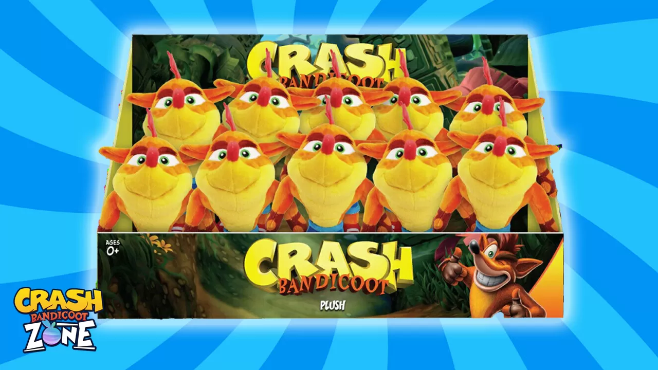 In arrivo nuovi peluche di Crash Bandicoot con il design di Crash 4
