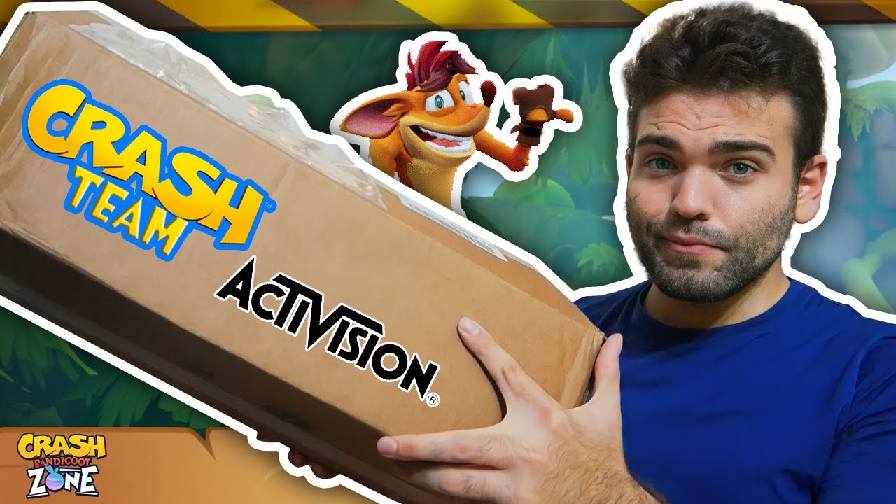 🎥 CRASH TEAM e ACTIVISION mi hanno inviato un pacco🎥
