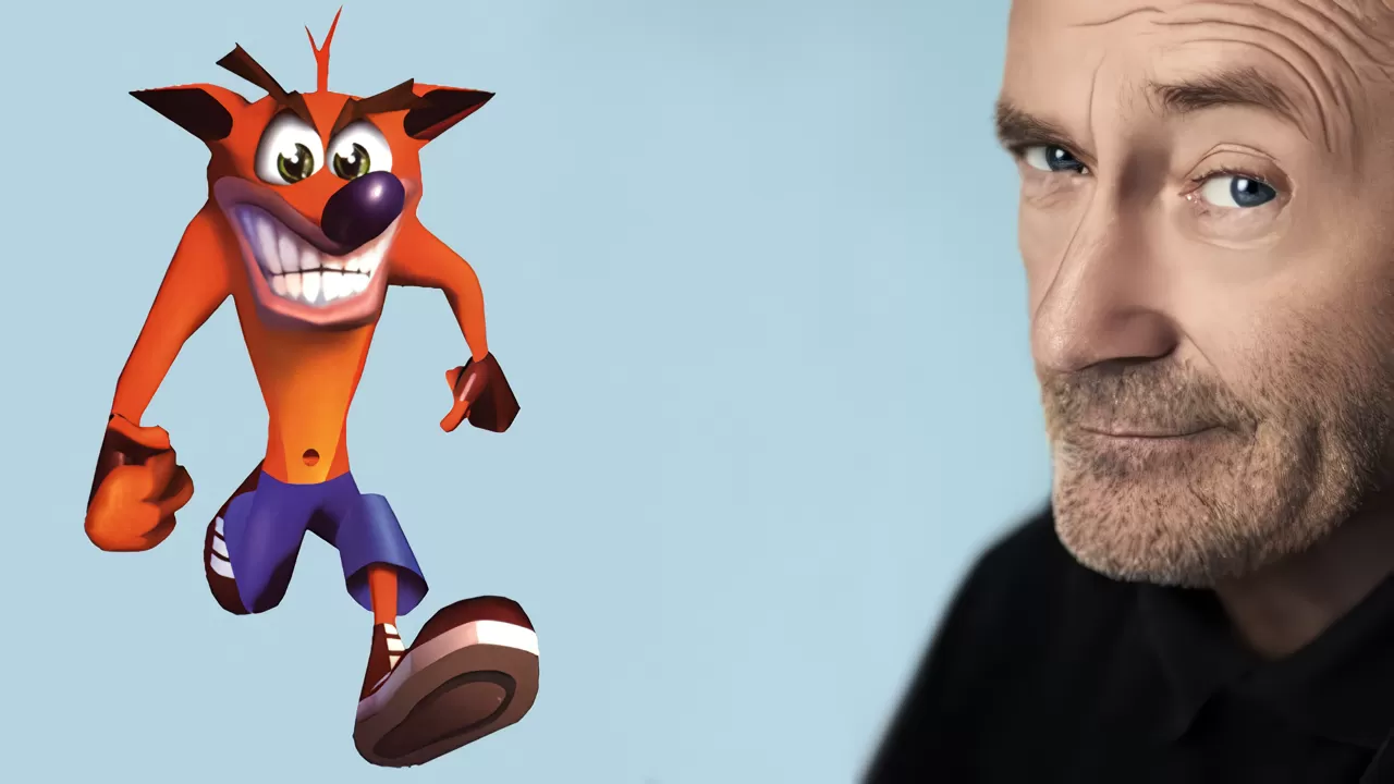Phil Collins ADORA Crash Bandicoot!