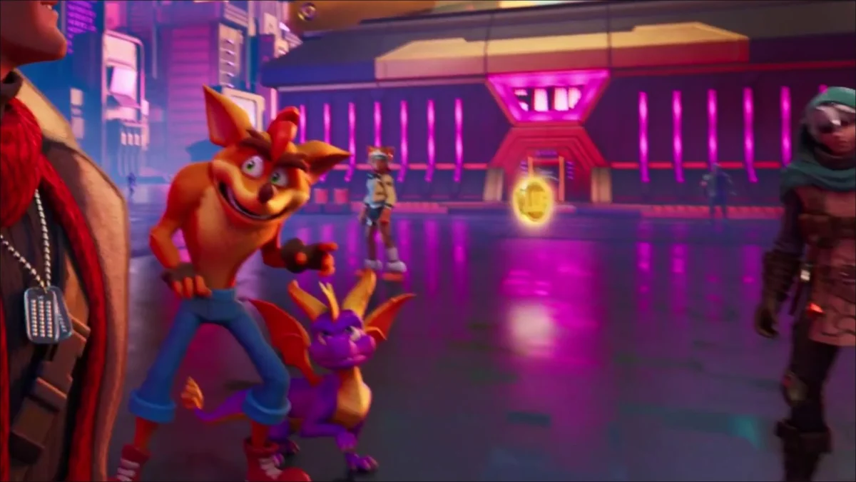 Crash Bandicoot e Spyro arrivano ufficialmente in Fortnite: ecco il trailer di Override